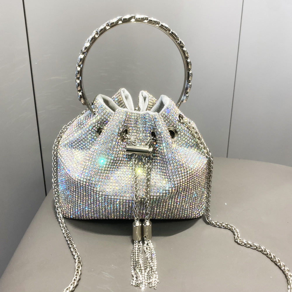 Luxury Shiny Diamond Handbag for Women | Elegant European & American Evening Purse
