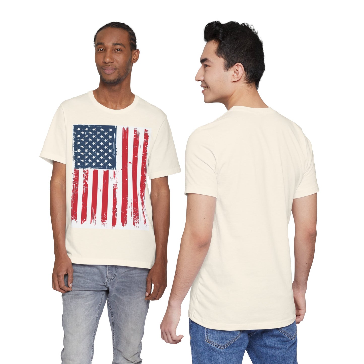 Camiseta Unisex Patriótica - Camisa de Bandera Americana Estilo Grunge, Ropa del Día de la Independencia, Celebración del 4 de Julio, Ropa Casual de Verano, Regalo para [...]