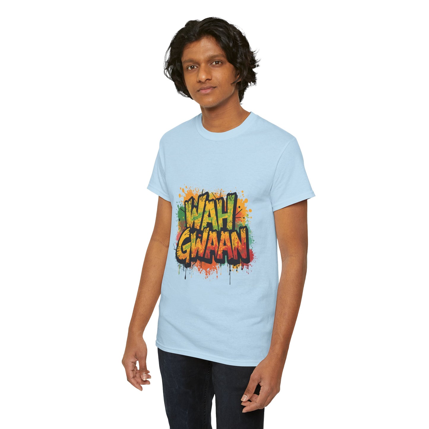 Wah Gwaan Graphic T-Shirt — Casual Jamaican Phrase Tee