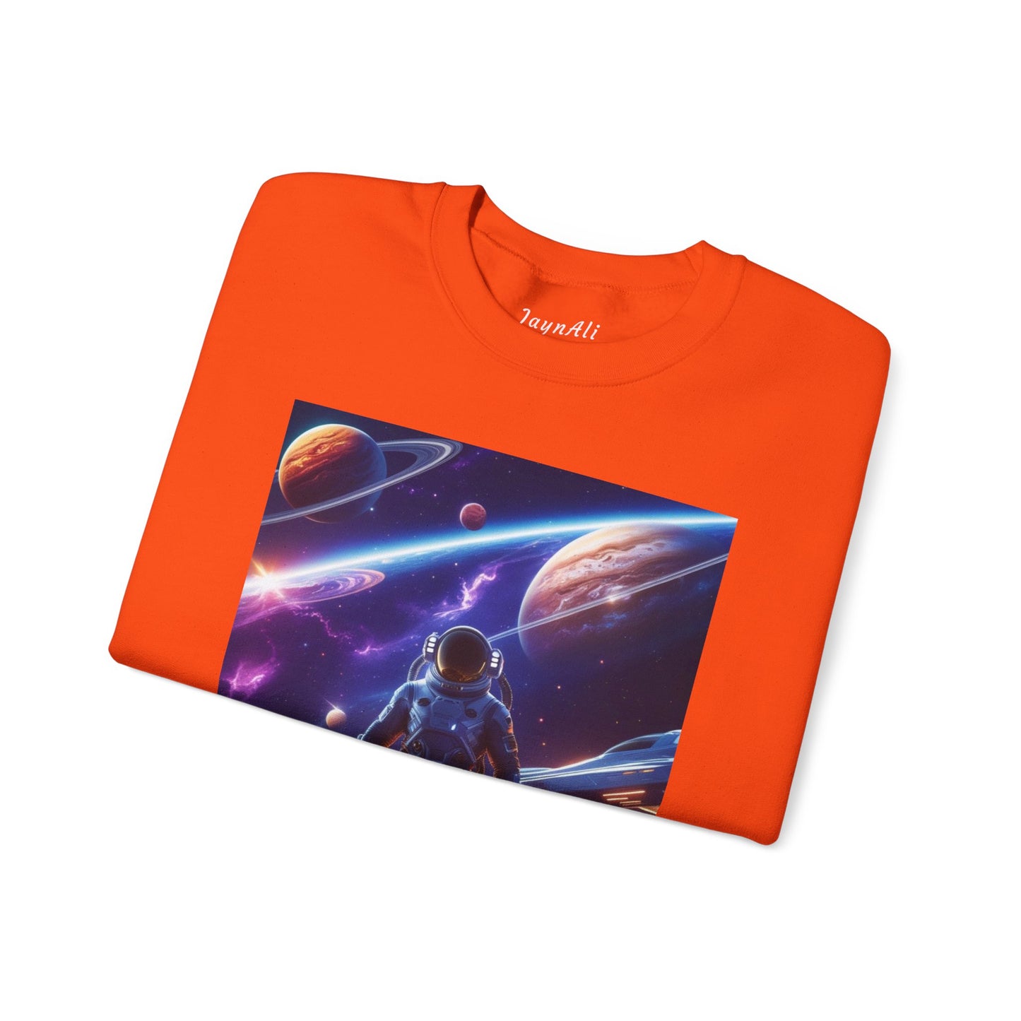 Cosmic Explorer Crewneck Sweatshirt - Space Design, Gift for Astronomy Lovers