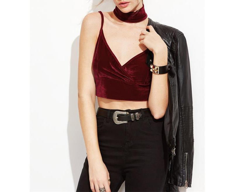 Sexy Summer Crop Tube Top – Women’s Camis Fitness Tank