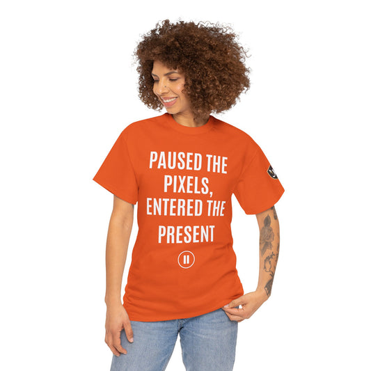 Paused the Pixels Unisex Tee - Gift for Tech Lovers