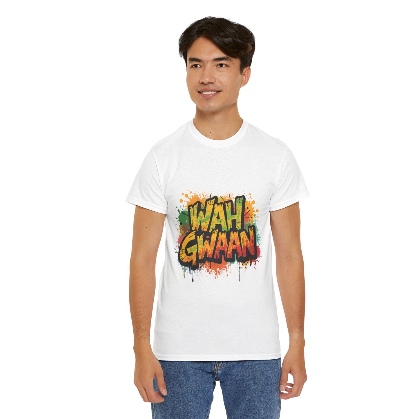 Wah Gwaan Graphic T-Shirt — Casual Jamaican Phrase Tee