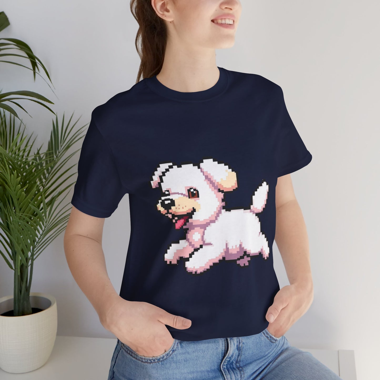 Cute Puppy Graphic Tee, Dog Lover T-Shirt, Gift for Pet Owners, Casual Everyday Wear, Perfect for Birthdays and Animal Lovers