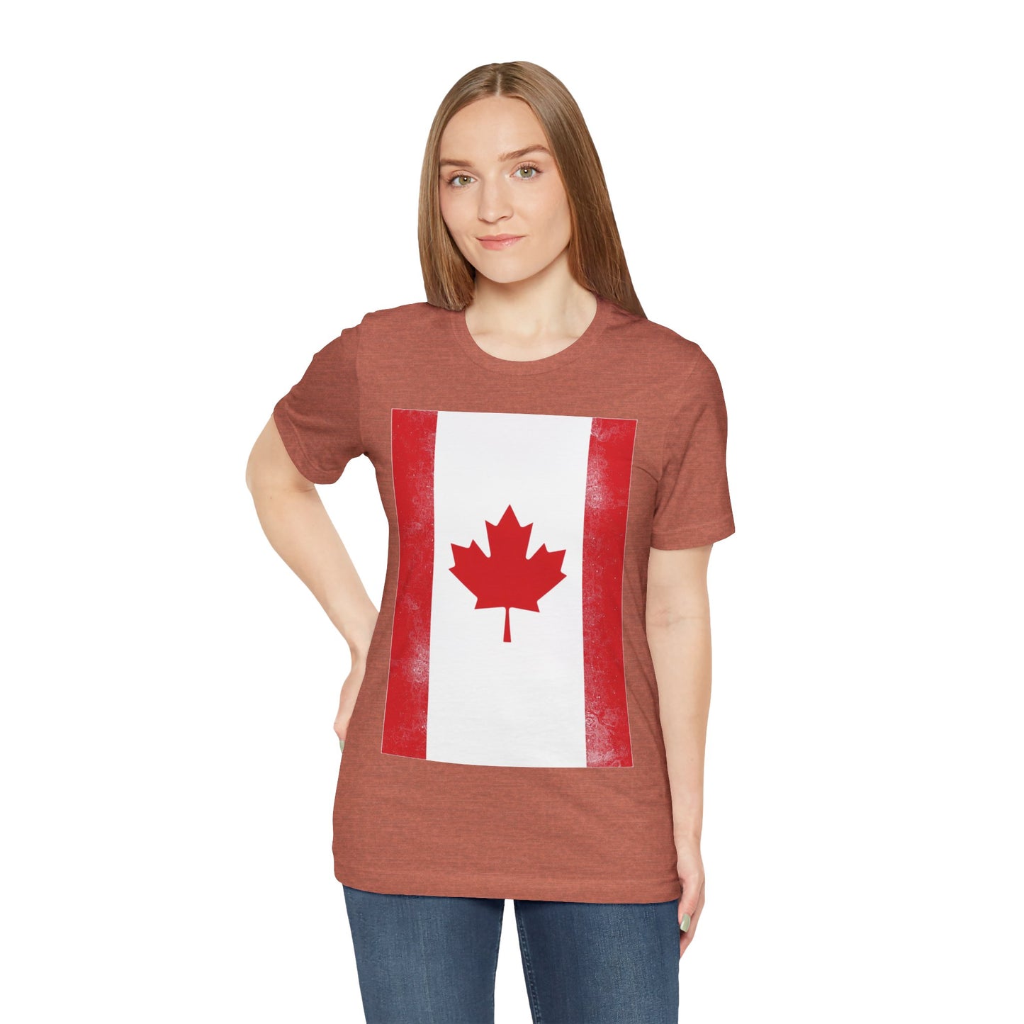 Canada Flag Unisex Jersey Short Sleeve Tee