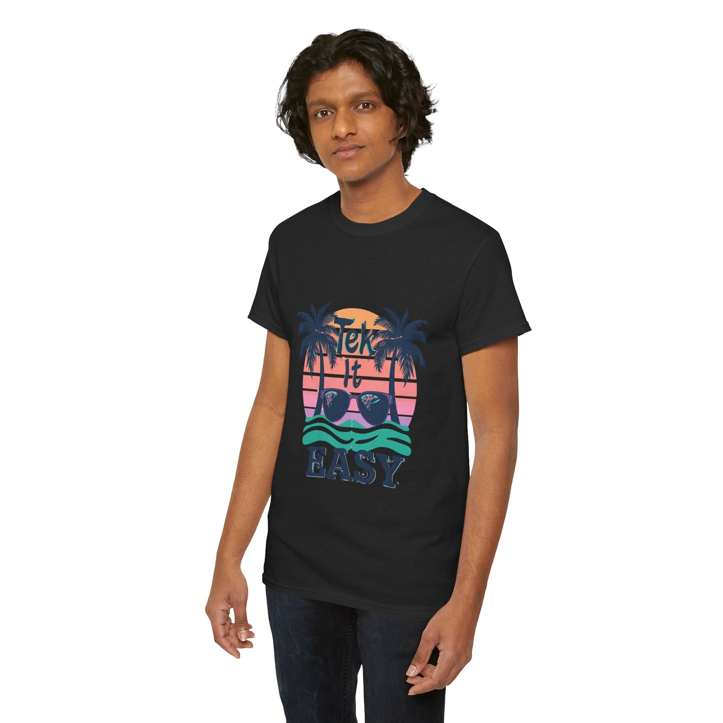 Tek It Easy T-Shirt — Funny Relaxed Vibe Tee