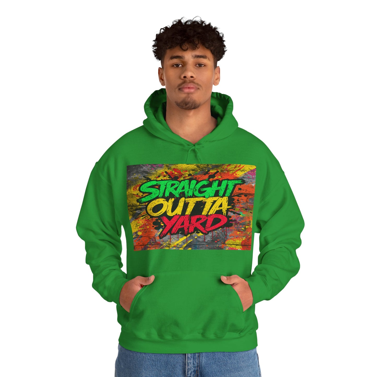 Straight Outta Yard Hoodie — Funny Gardening & Backyard Work Hoodie
