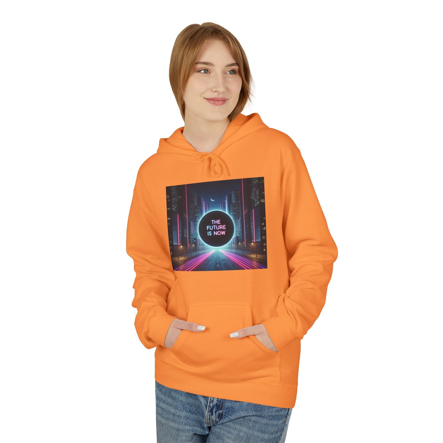 The Future Is Now Unisex Softstyle Hoodie