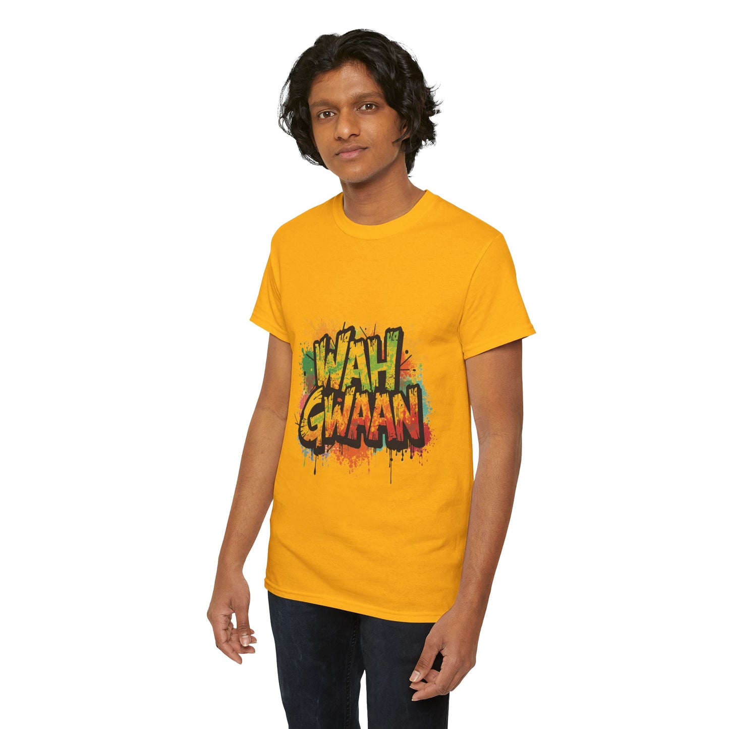 Wah Gwaan Graphic T-Shirt — Casual Jamaican Phrase Tee