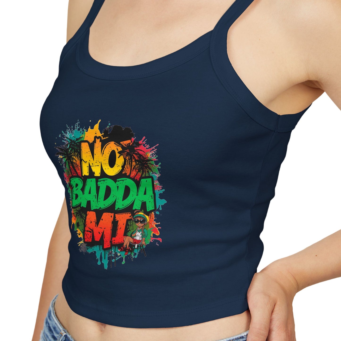 No Badda Mi Women's Tank Top — Spaghetti Strap Casual Summer Tee