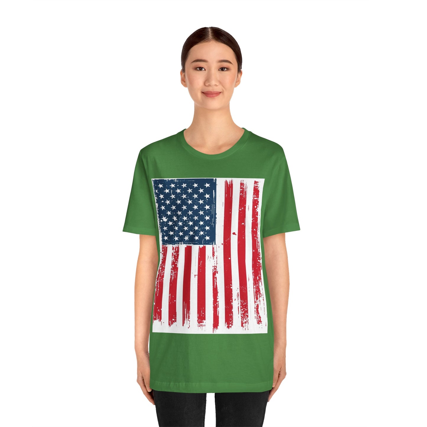 Camiseta Unisex Patriótica - Camisa de Bandera Americana Estilo Grunge, Ropa del Día de la Independencia, Celebración del 4 de Julio, Ropa Casual de Verano, Regalo para [...]