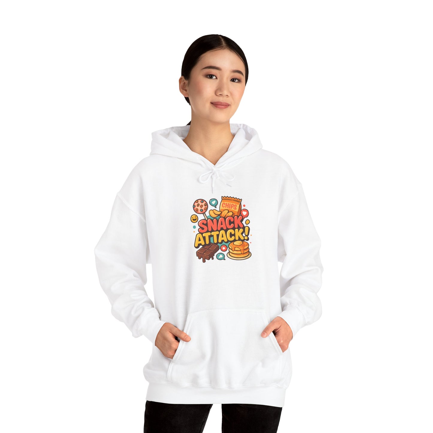 Snack Attack Unisex Heavy Blend Hoodie