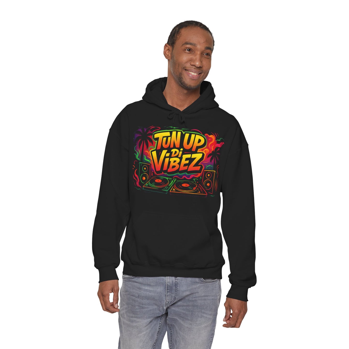 Sudadera con capucha "Tun Up Di Vibez"