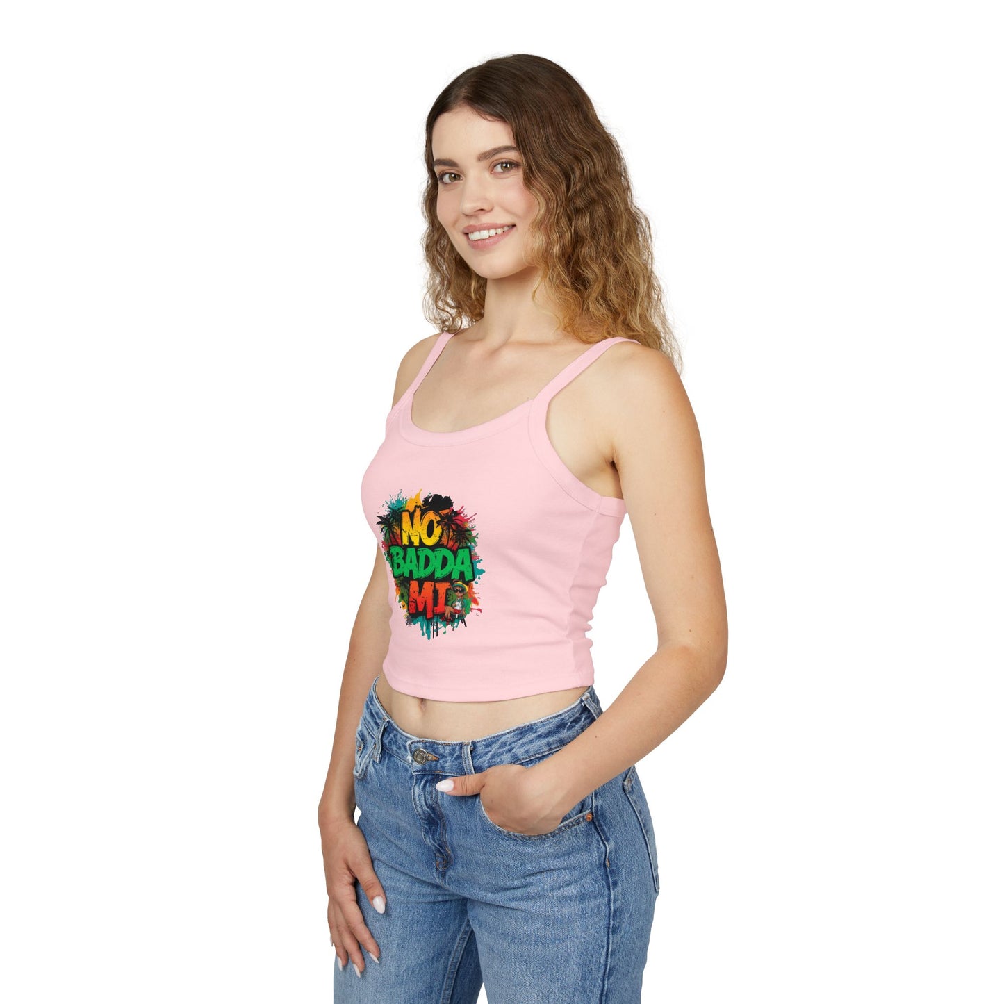 No Badda Mi Women's Tank Top — Spaghetti Strap Casual Summer Tee