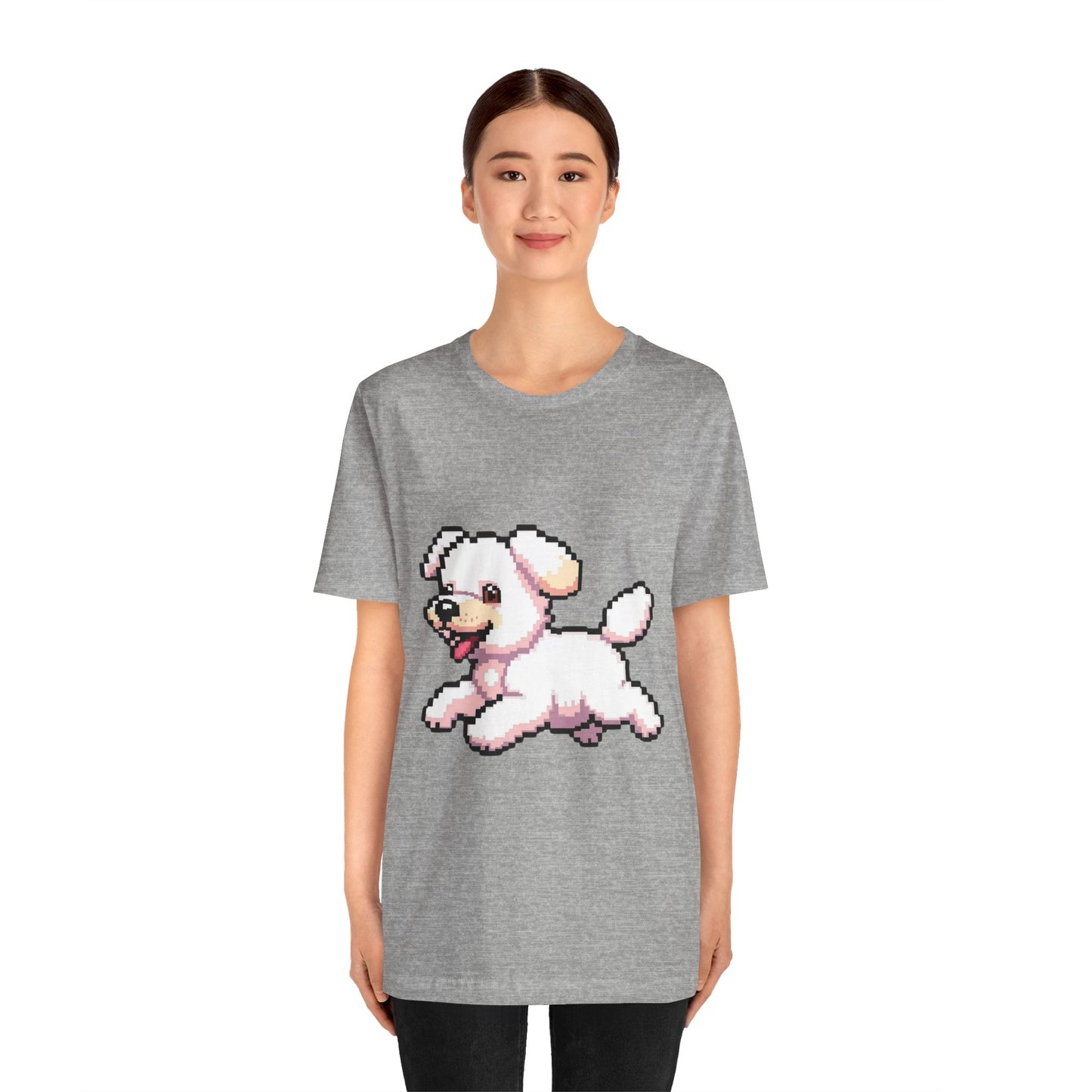 Cute Puppy Graphic Tee, Dog Lover T-Shirt, Gift for Pet Owners, Casual Everyday Wear, Perfect for Birthdays and Animal Lovers