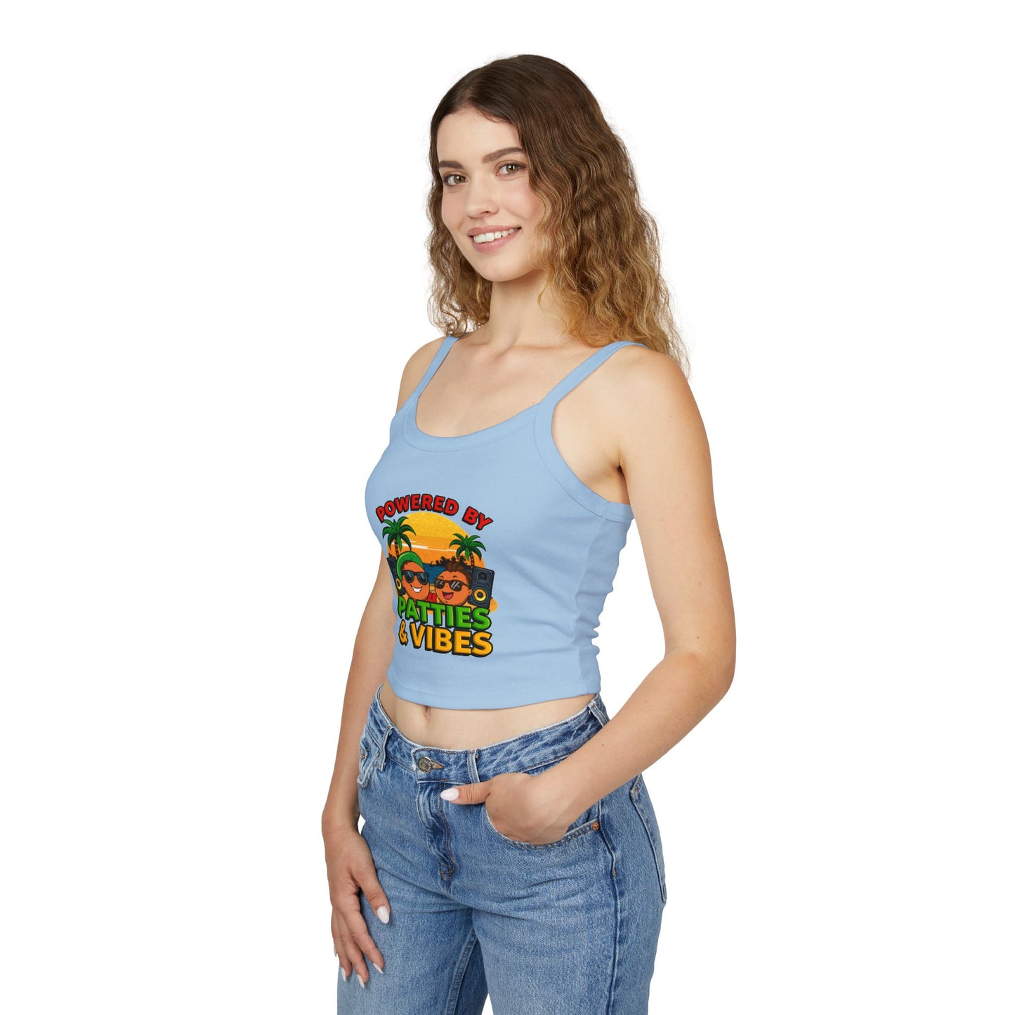 Patties and Vibes Women's Tank Top — Fun Foodie Summer Tank
