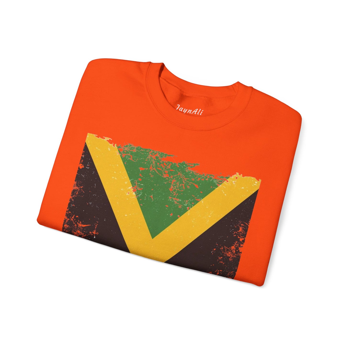 Jamaican Flag Crewneck Sweatshirt, Unisex Sweatshirt, Casual Wear, Gift for Him or Her, Travel Apparel, Cultural Celebration