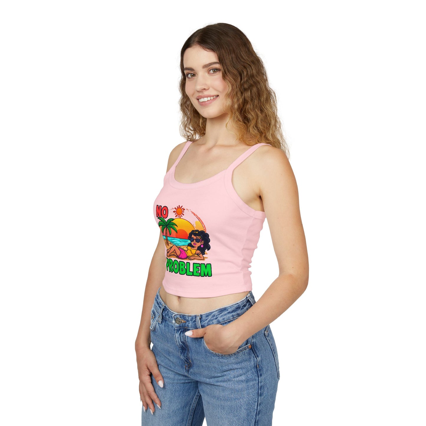 No Problem Women's Tank Top – Spaghetti Strap Summer Casual