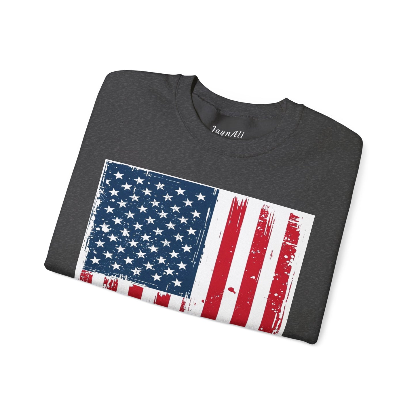 USA Flag Unisex Heavy Blend™ Crewneck Sweatshirt