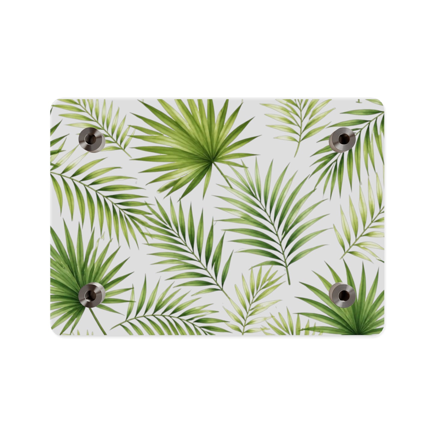 Acrylic Wall Art — Tropical Palm Leaf Panel (Green Botanical Décor)