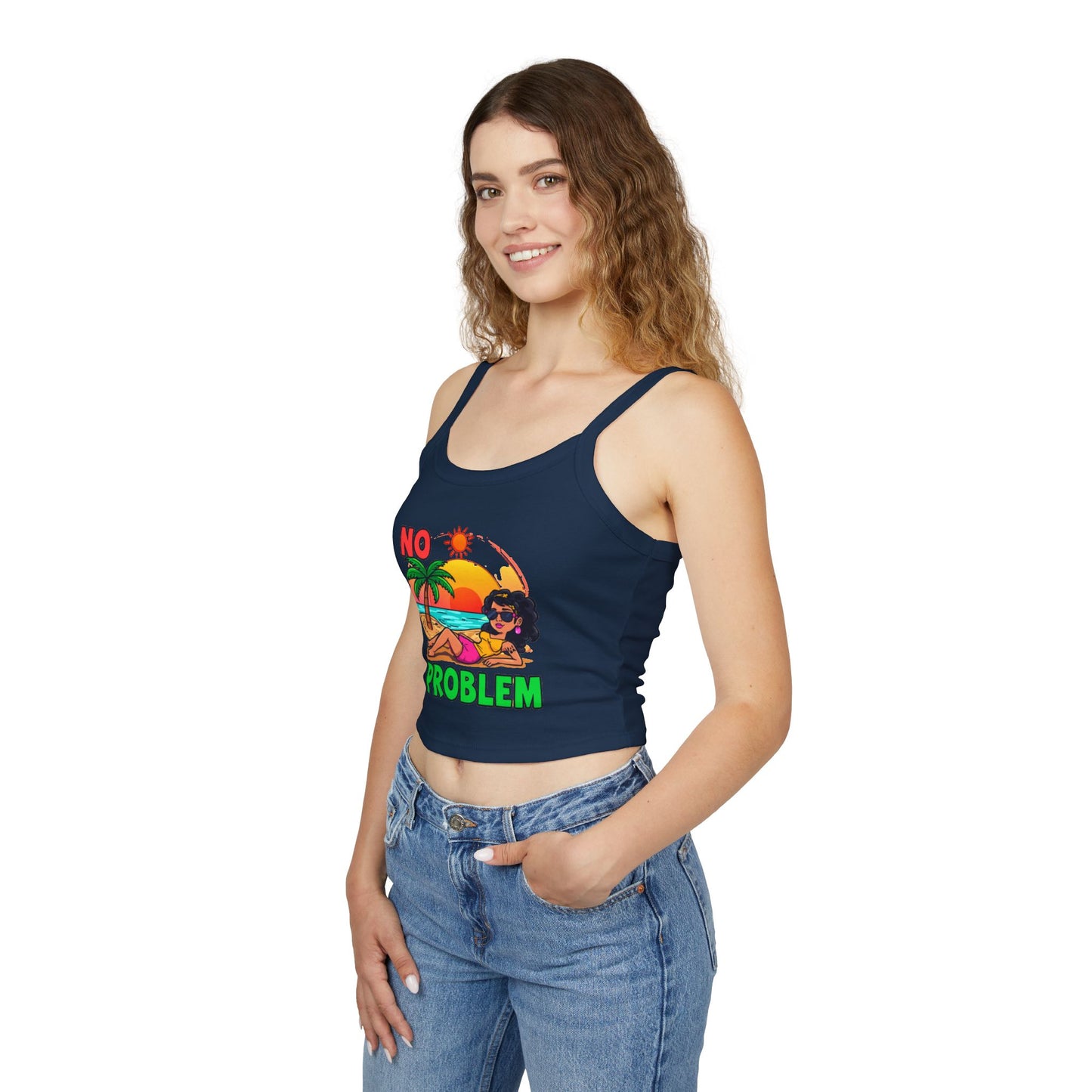No Problem Women's Tank Top – Spaghetti Strap Summer Casual