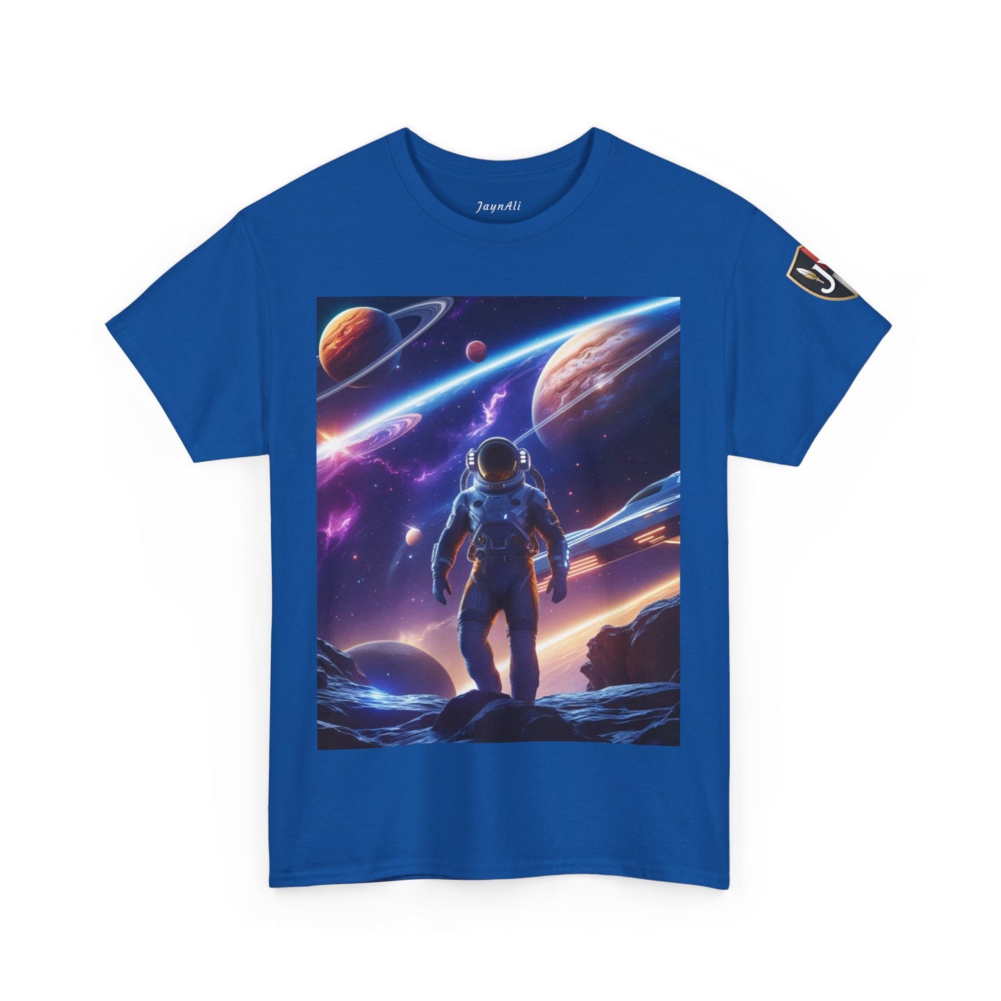 Space Scene Unisex Heavy Cotton Tee
