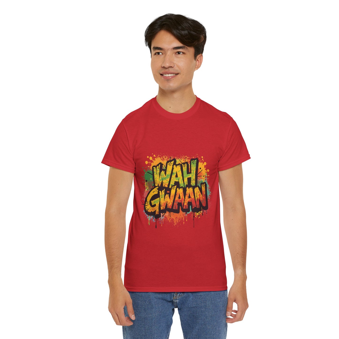 Wah Gwaan Graphic T-Shirt — Casual Jamaican Phrase Tee