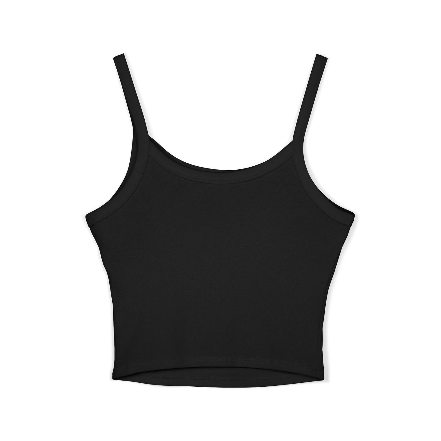 Tun Up Di Vibes Crop Tank Top — Women's Spaghetti Strap Summer Tank