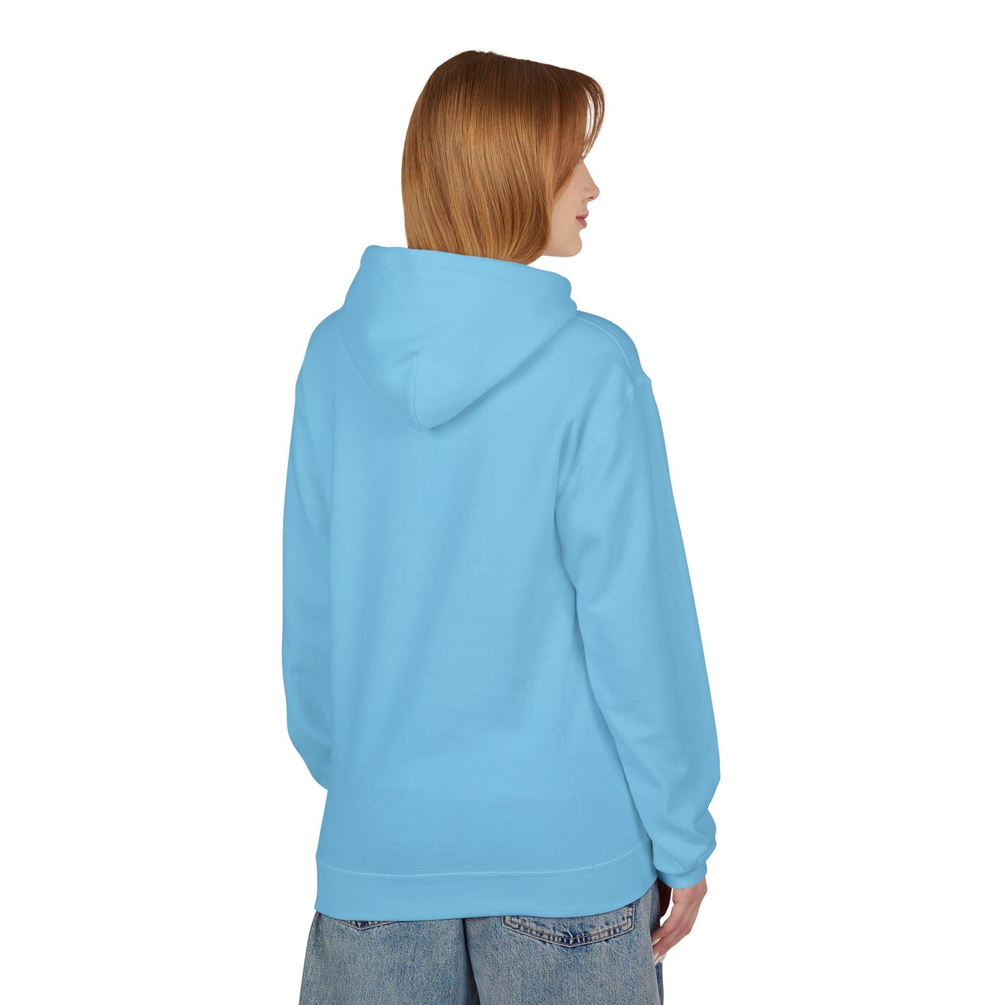 Choose Calm Unisex Midweight Softstyle Hoodie — Minimal Pastel Graphic Relaxation Sweatshirt