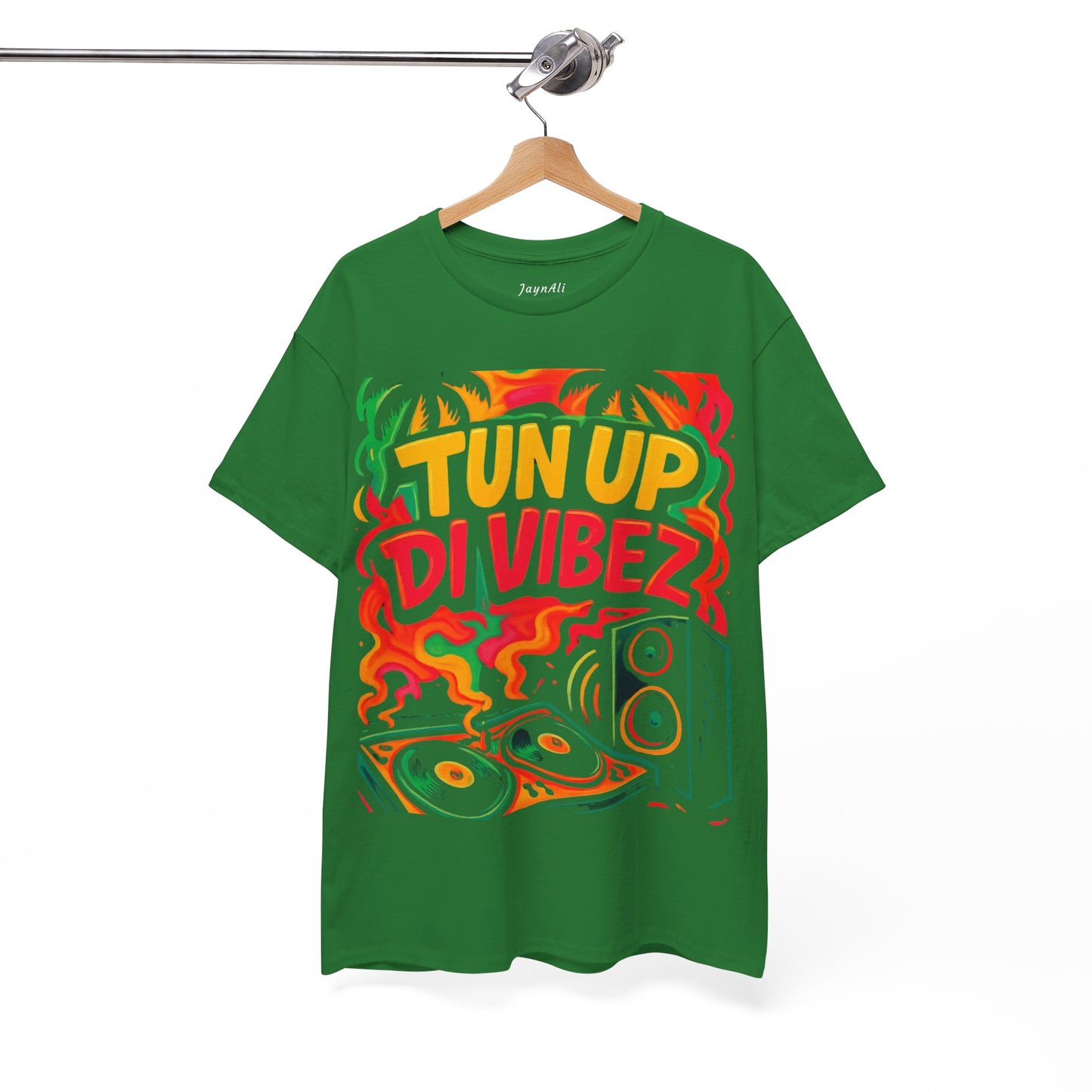 Tun Up Di Vibes T-Shirt — Caribbean Party Reggae Festival Tee