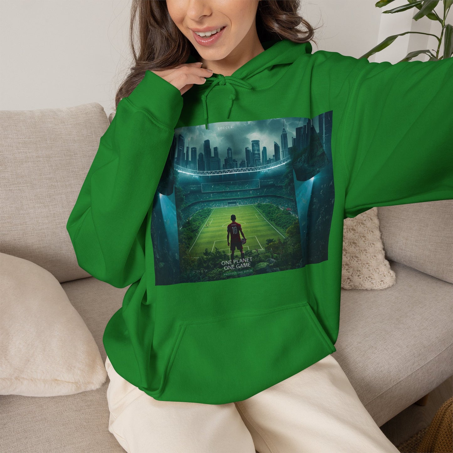 One Planet, One Game Hoodie | Global Soccer Unity Hoodie