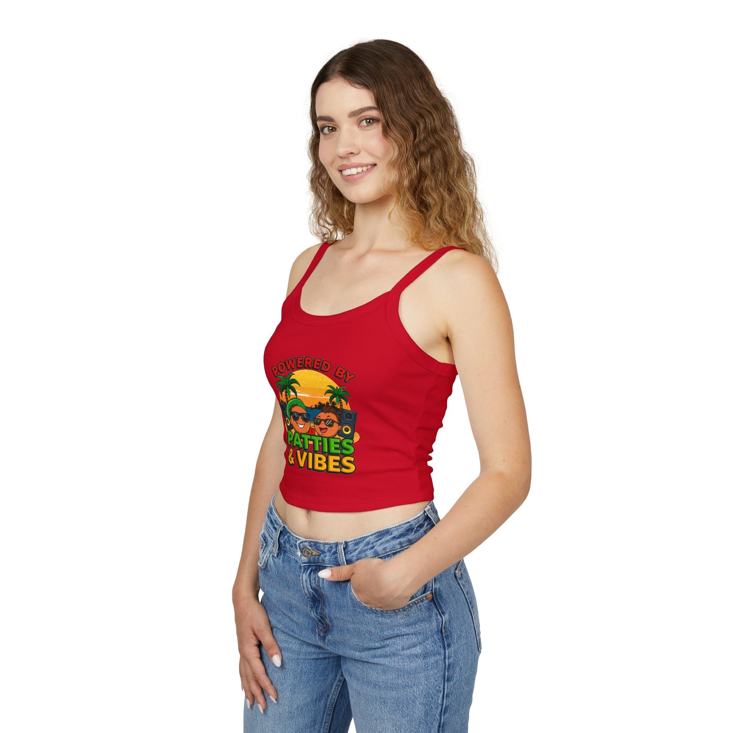 Patties and Vibes Women's Tank Top — Fun Foodie Summer Tank