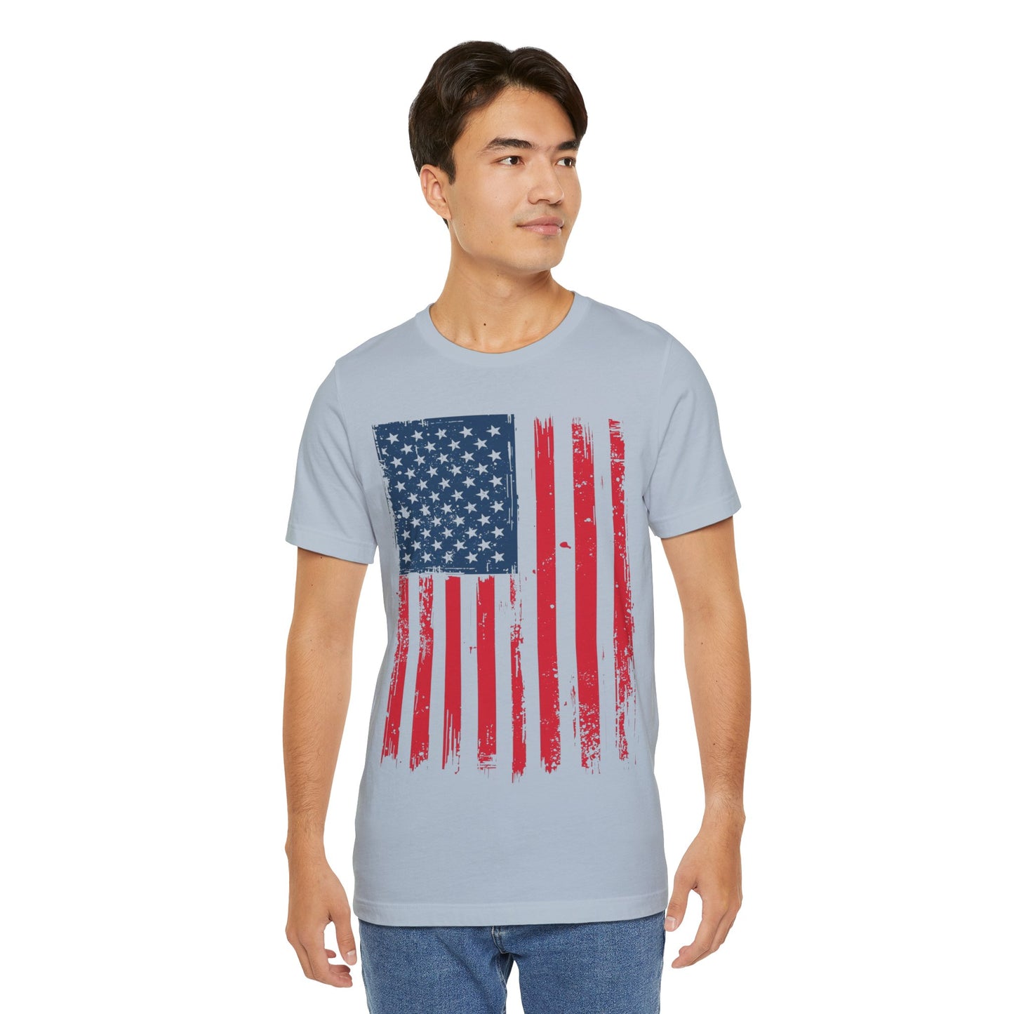 Patriotic Unisex Tee - Grunge American Flag Shirt, Independence Day Apparel, July 4th Celebration, Casual Summer Wear, Gift for [...]