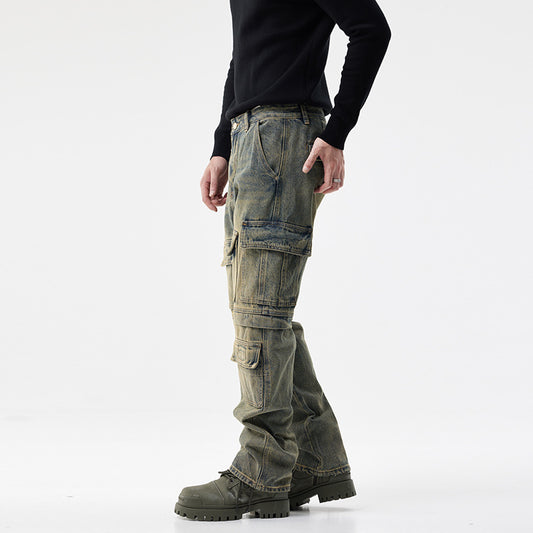 Simple & Stylish Men's Cargo Jeans – Urban Fit