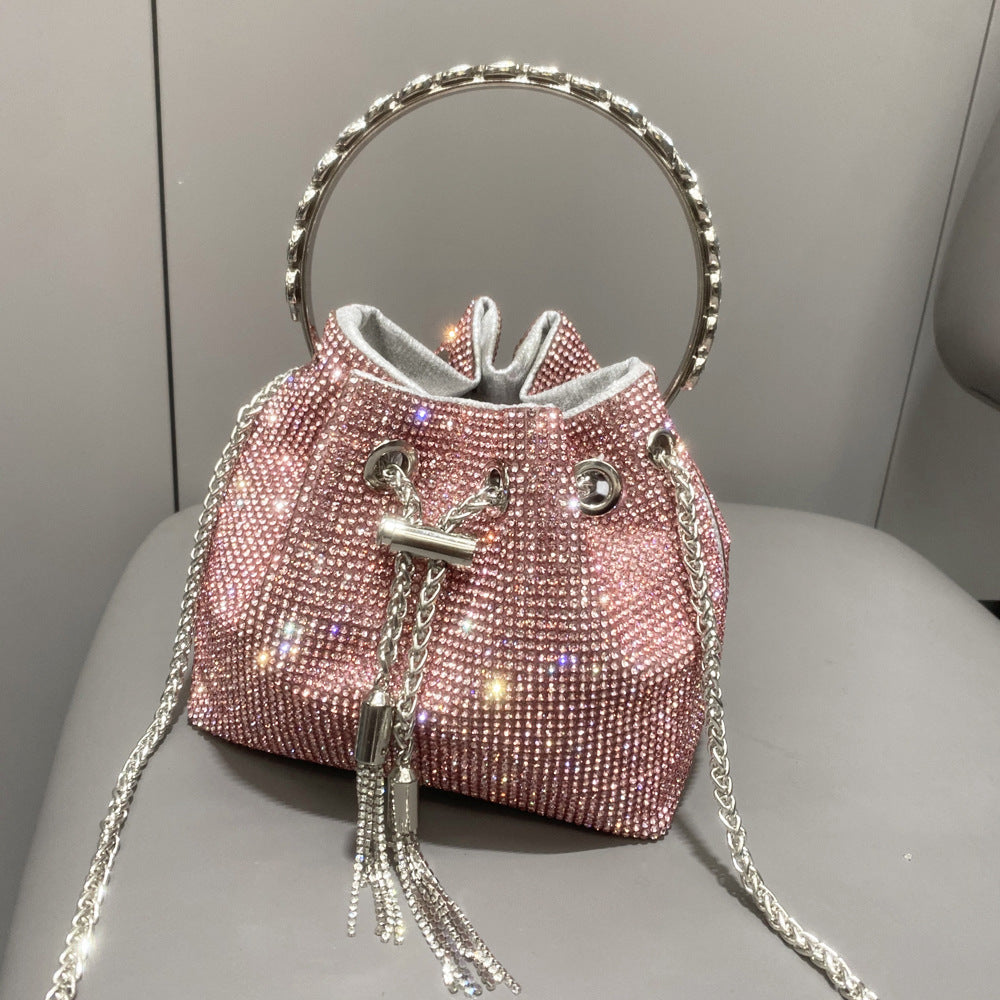 Luxury Shiny Diamond Handbag for Women | Elegant European & American Evening Purse