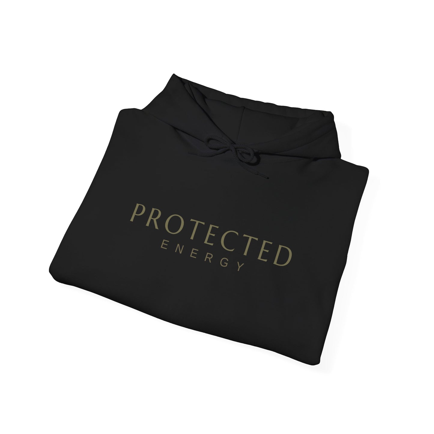 Protected Energy Unisex Heavy Blend Hoodie — Minimal Spiritual Wellness Hooded Sweatshirt