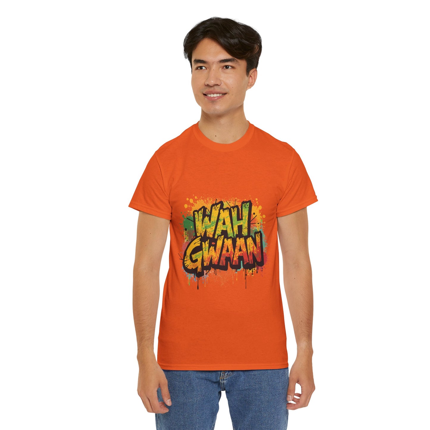 Wah Gwaan Graphic T-Shirt — Casual Jamaican Phrase Tee