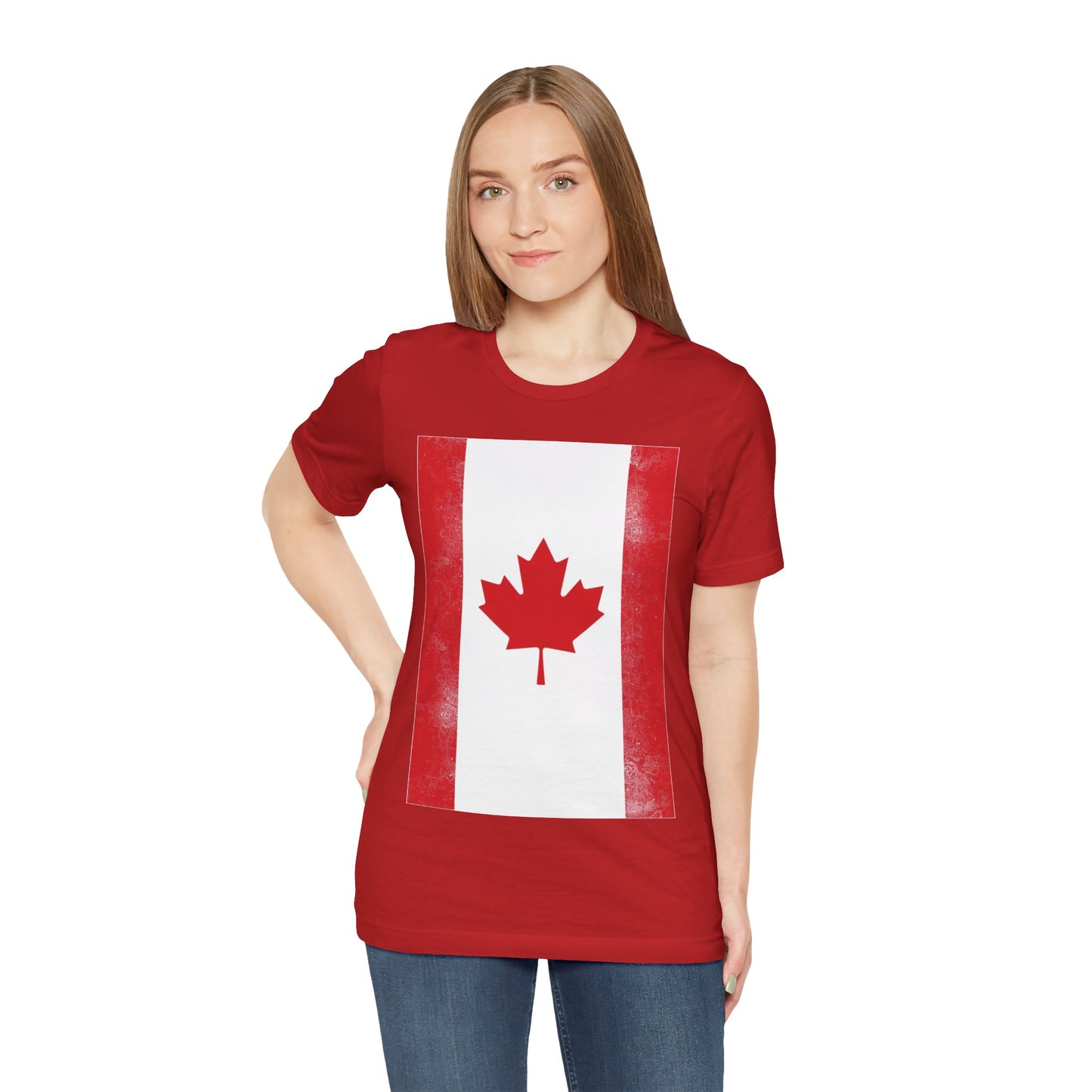 Canada Flag Unisex Jersey Short Sleeve Tee
