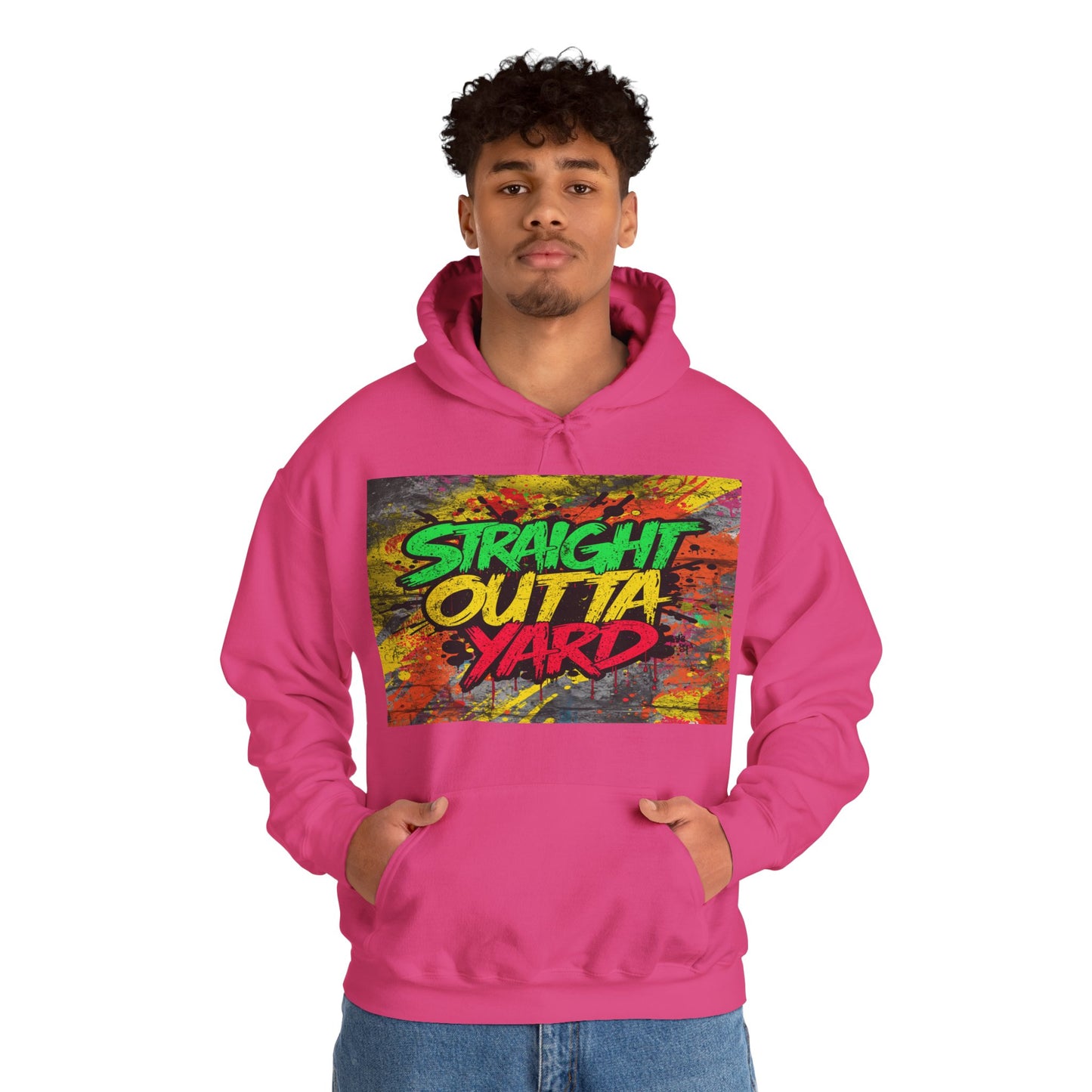 Straight Outta Yard Hoodie — Funny Gardening & Backyard Work Hoodie