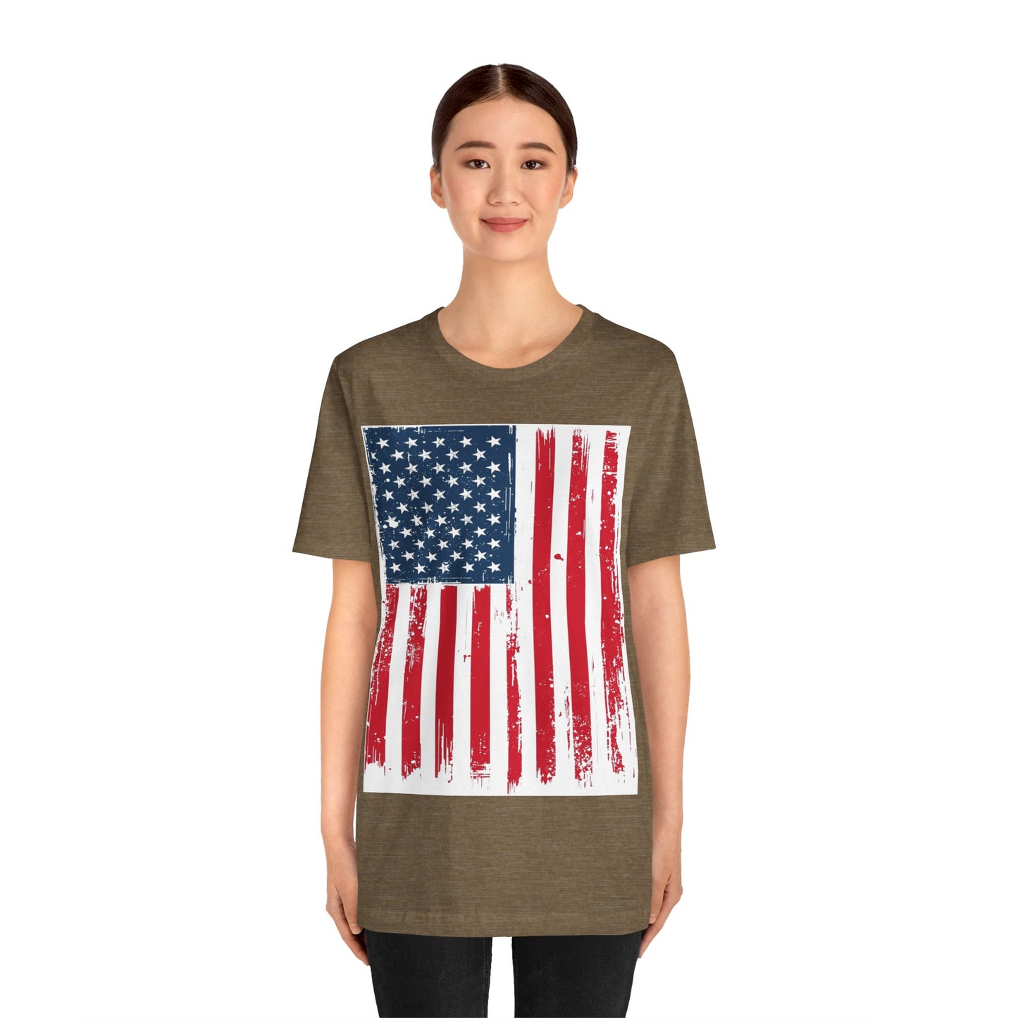 Camiseta Unisex Patriótica - Camisa de Bandera Americana Estilo Grunge, Ropa del Día de la Independencia, Celebración del 4 de Julio, Ropa Casual de Verano, Regalo para [...]