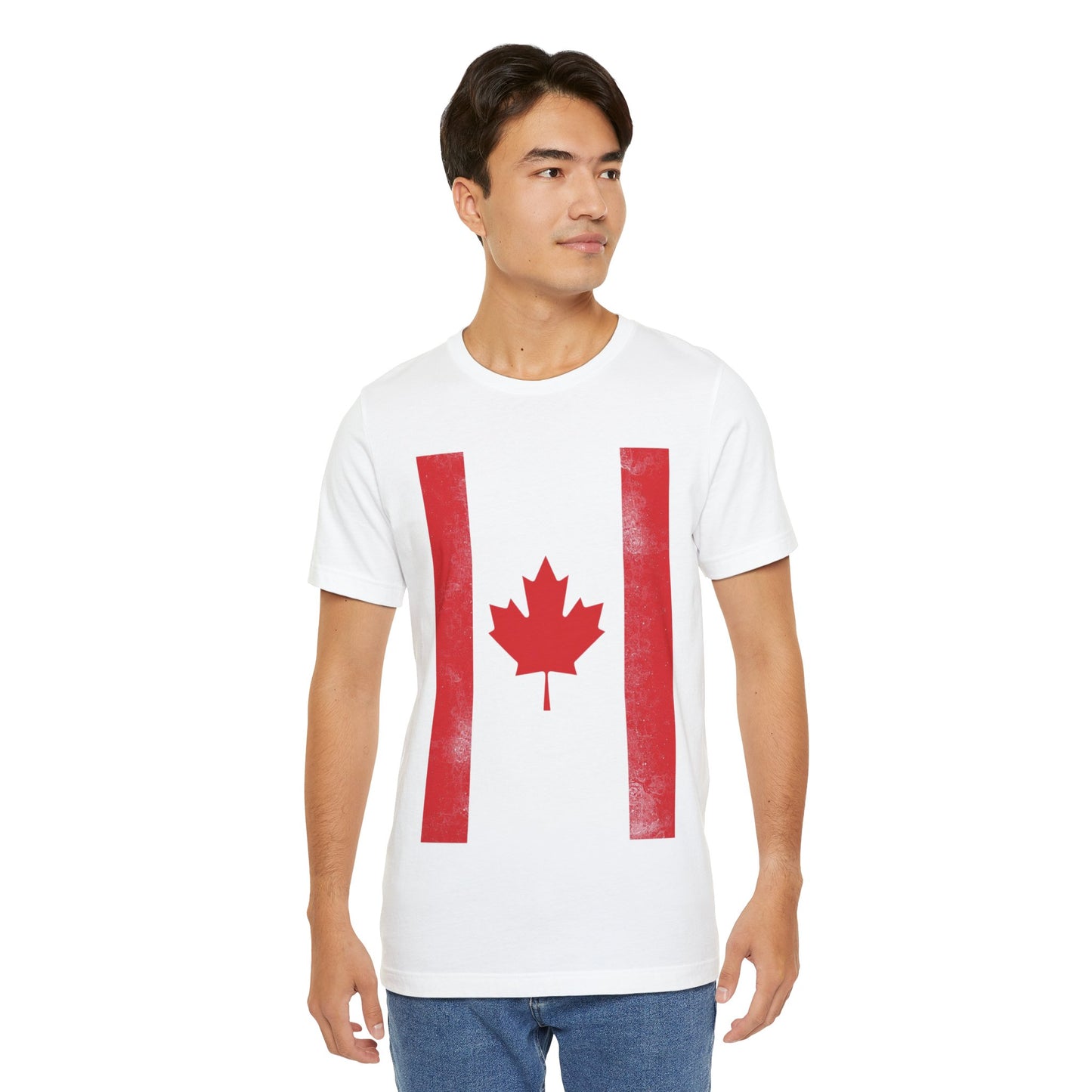 Canada Flag Unisex Jersey Short Sleeve Tee
