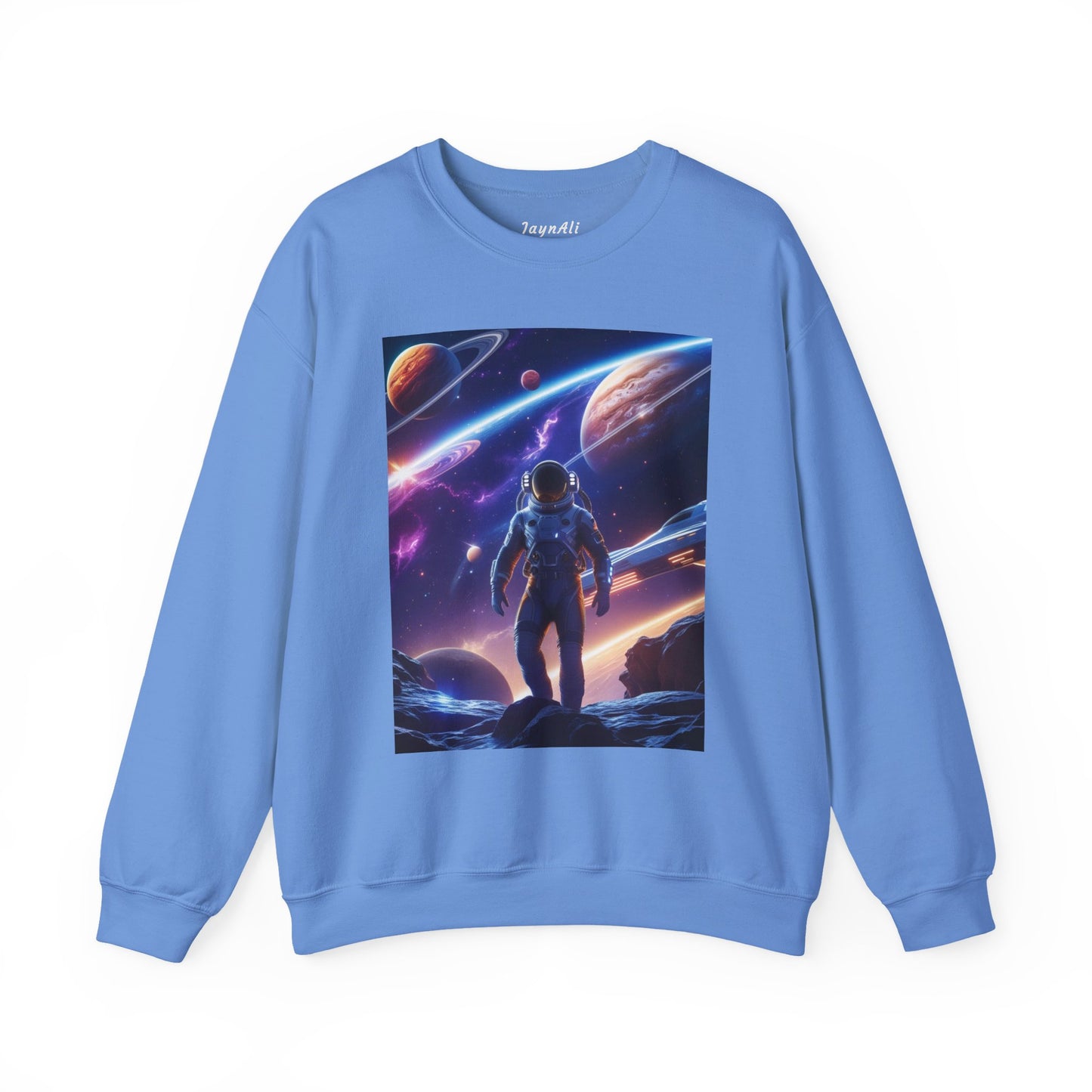 Cosmic Explorer Crewneck Sweatshirt - Space Design, Gift for Astronomy Lovers
