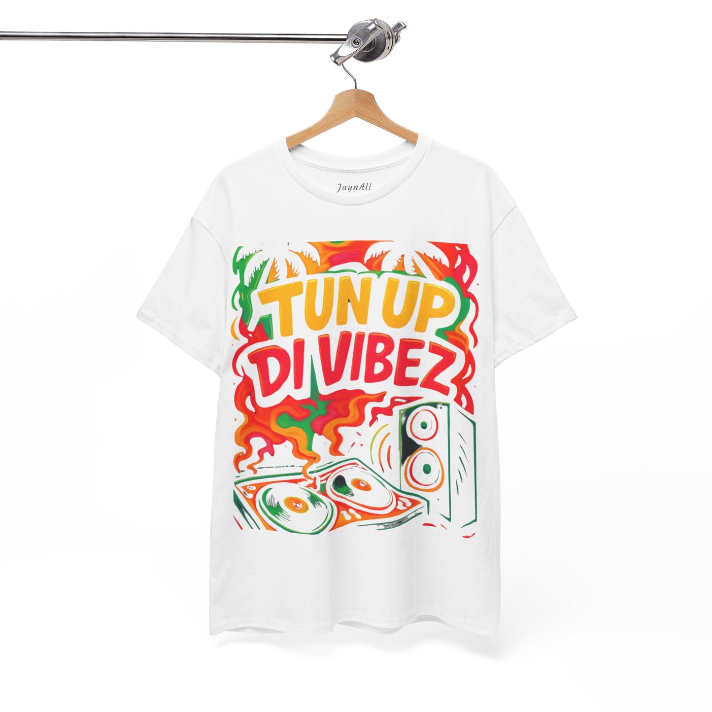 Tun Up Di Vibes T-Shirt — Caribbean Party Reggae Festival Tee