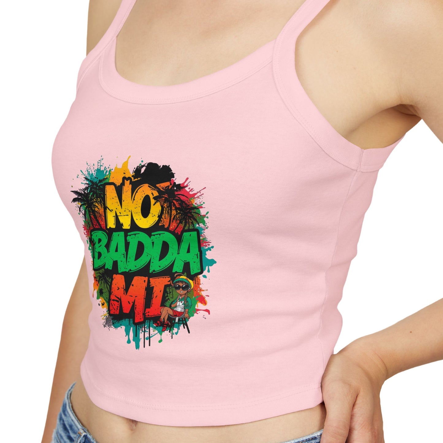 No Badda Mi Women's Tank Top — Spaghetti Strap Casual Summer Tee