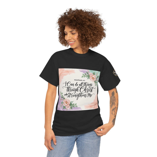 Floral Inspirational Tee