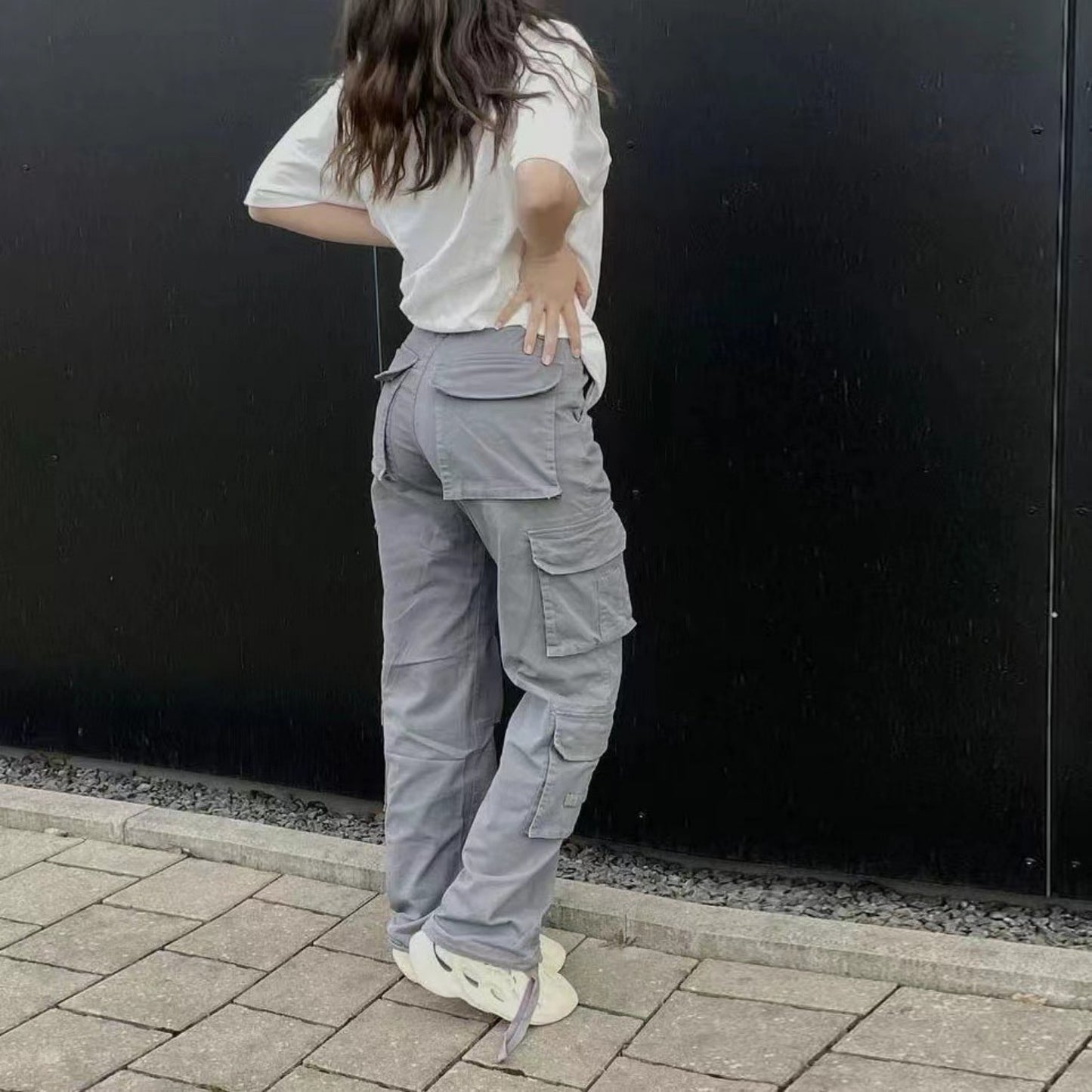 Trendy Workwear Denim Casual Pants – Women's Utility Style