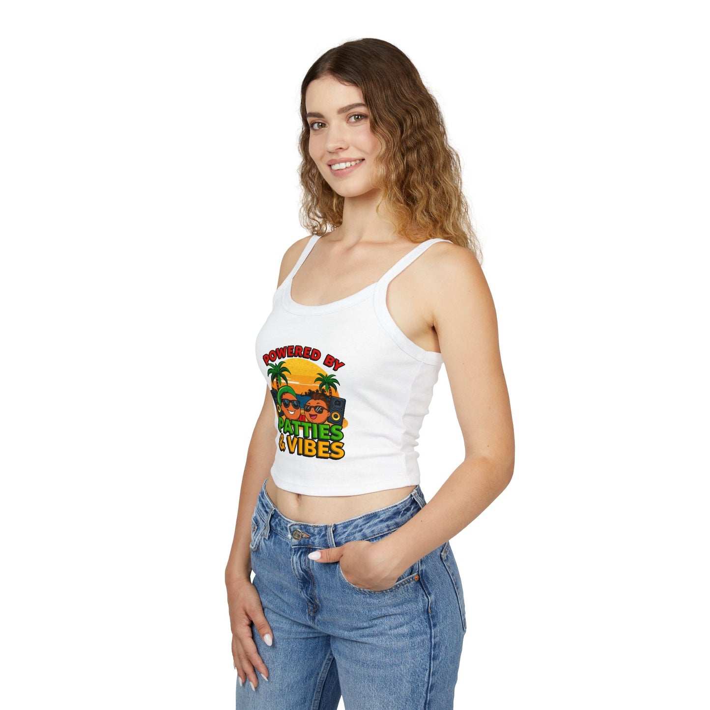 Patties and Vibes Women's Tank Top — Fun Foodie Summer Tank