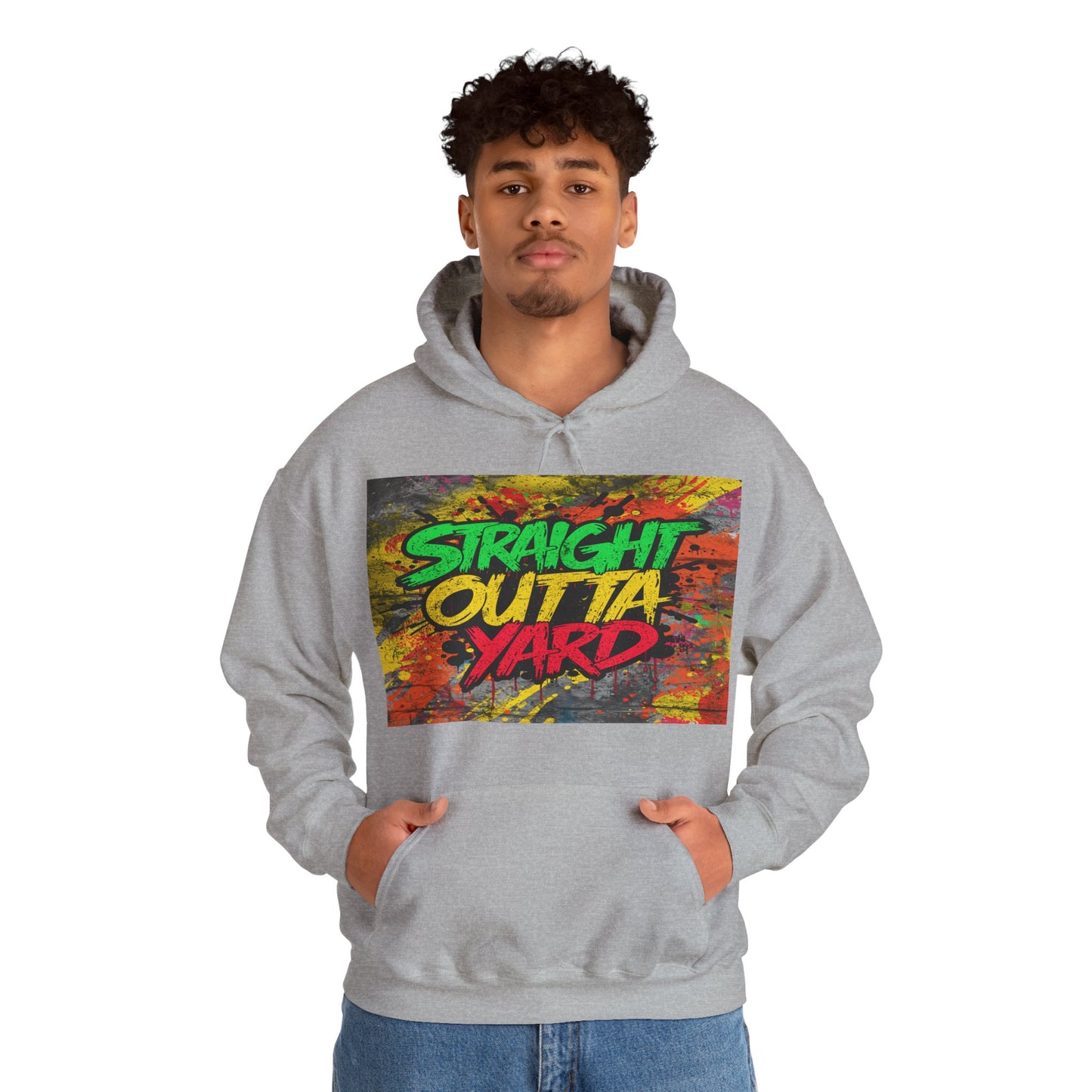 Straight Outta Yard Hoodie — Funny Gardening & Backyard Work Hoodie