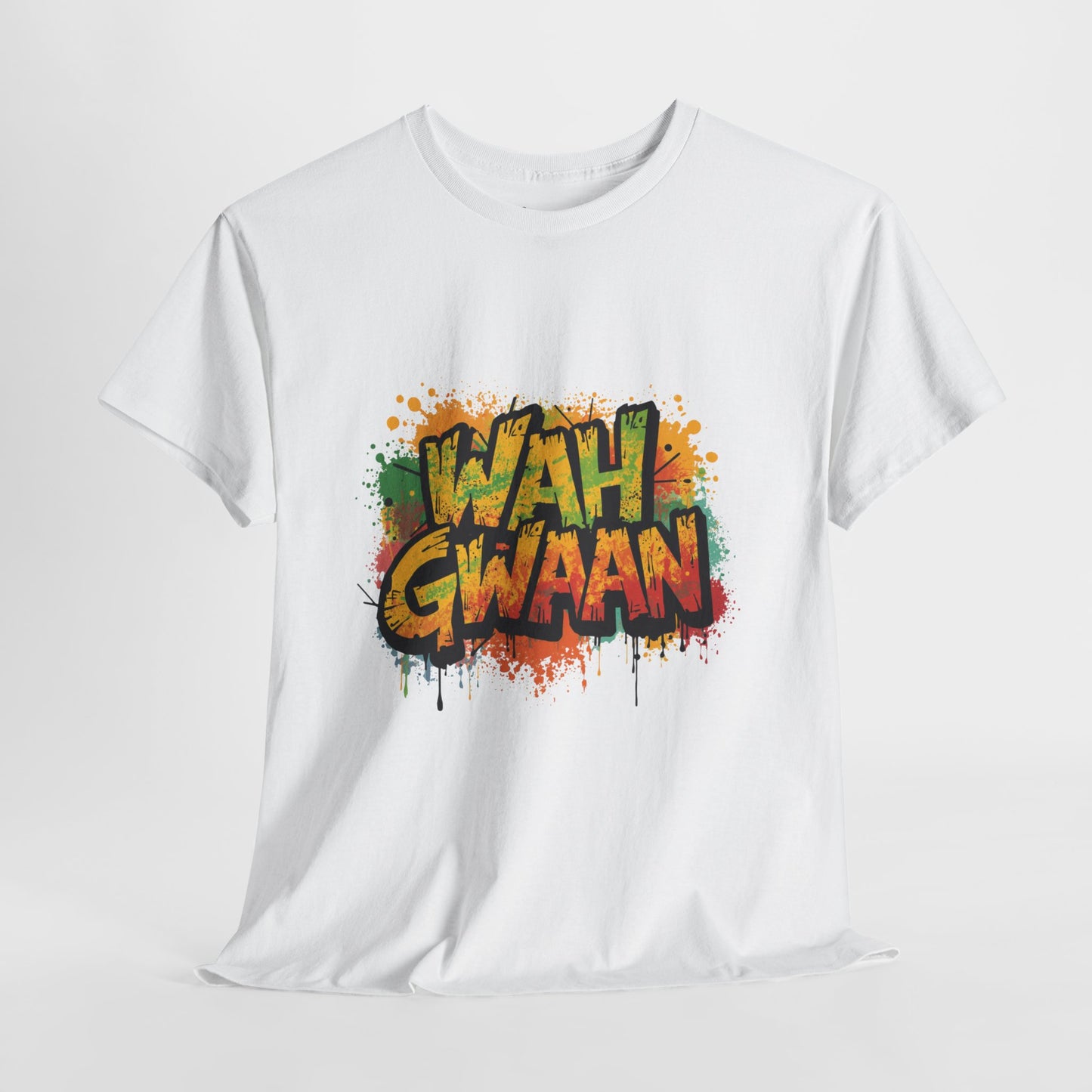 Wah Gwaan Graphic T-Shirt — Casual Jamaican Phrase Tee