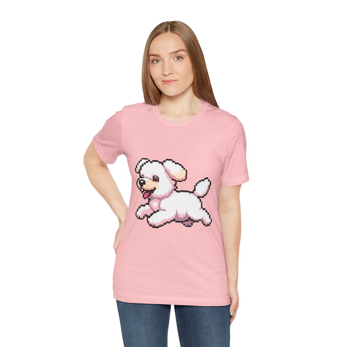 Cute Puppy Graphic Tee, Dog Lover T-Shirt, Gift for Pet Owners, Casual Everyday Wear, Perfect for Birthdays and Animal Lovers